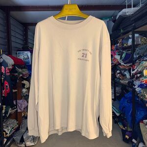 Vintage 1990s Y2K Rue 21 University Long Sleeve Shirt Size Medium Mall Brand